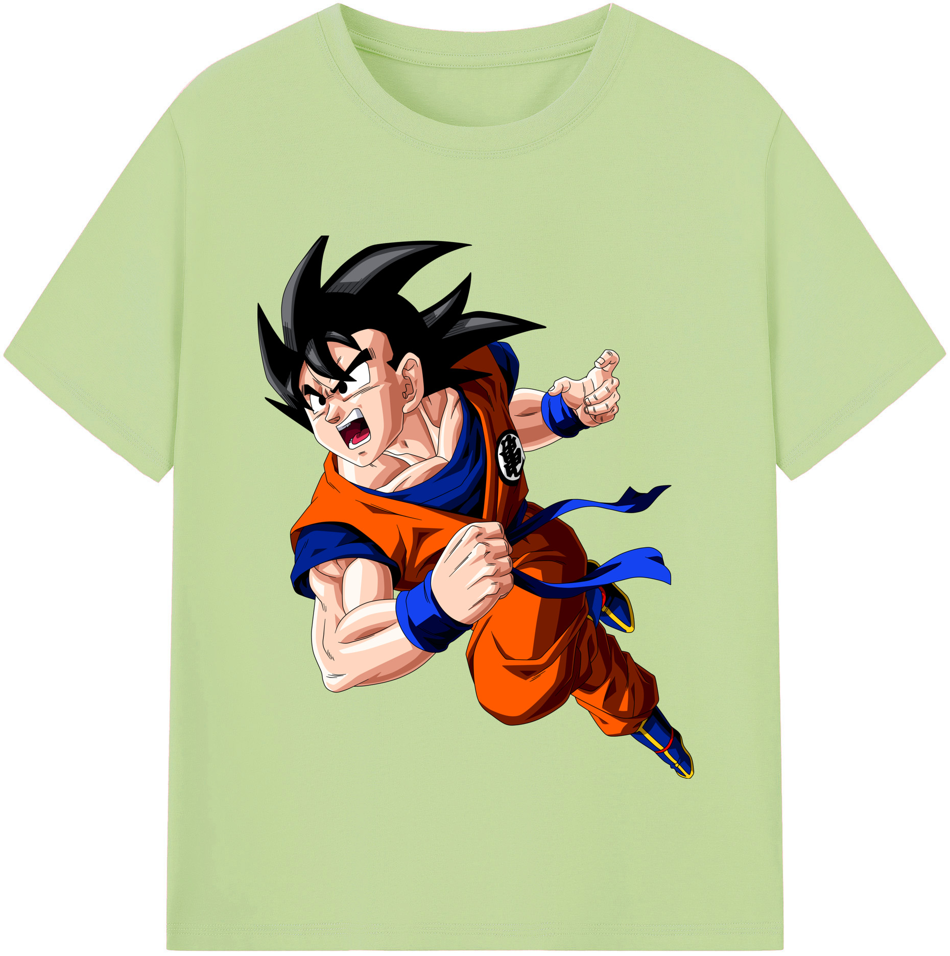（画像用） ドラゴンボール 孫悟空（そん ごくう）Son Goku カカロット DRAGON BALL Kakarotto 綿100％半袖Tシャツ（フロントプリント）